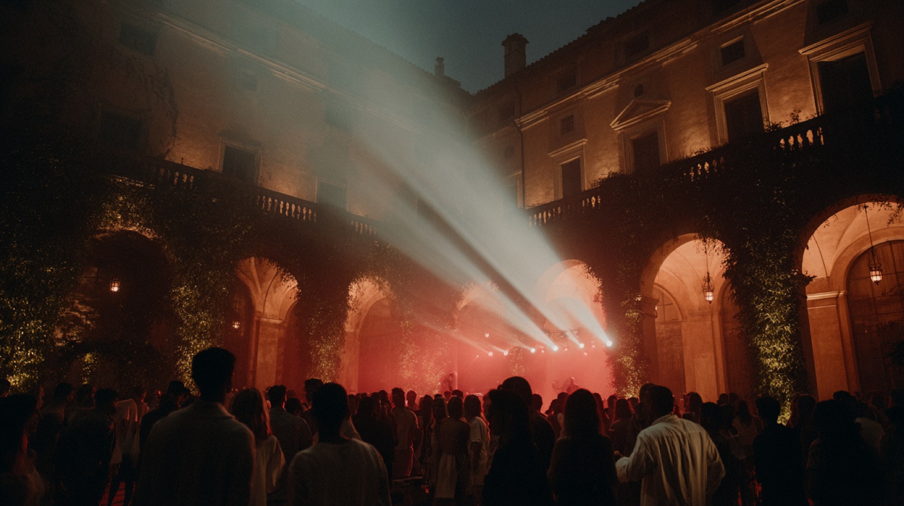 Rave staged among ruins